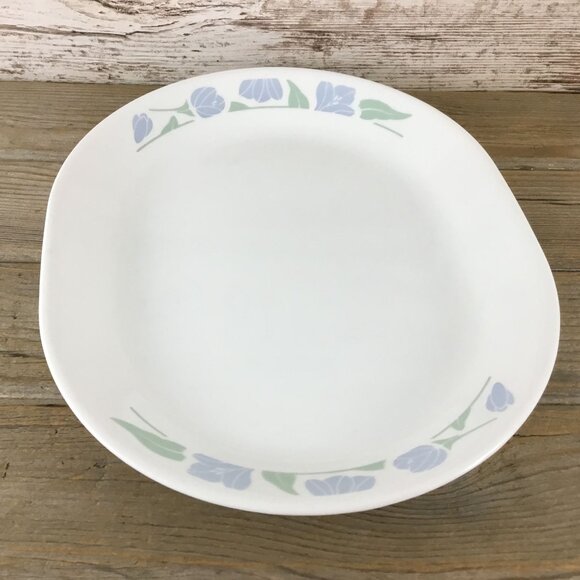 Corelle Friendship Oval Platter 12 1/4" Blue Floral Pattern - Picture 9 of 9
